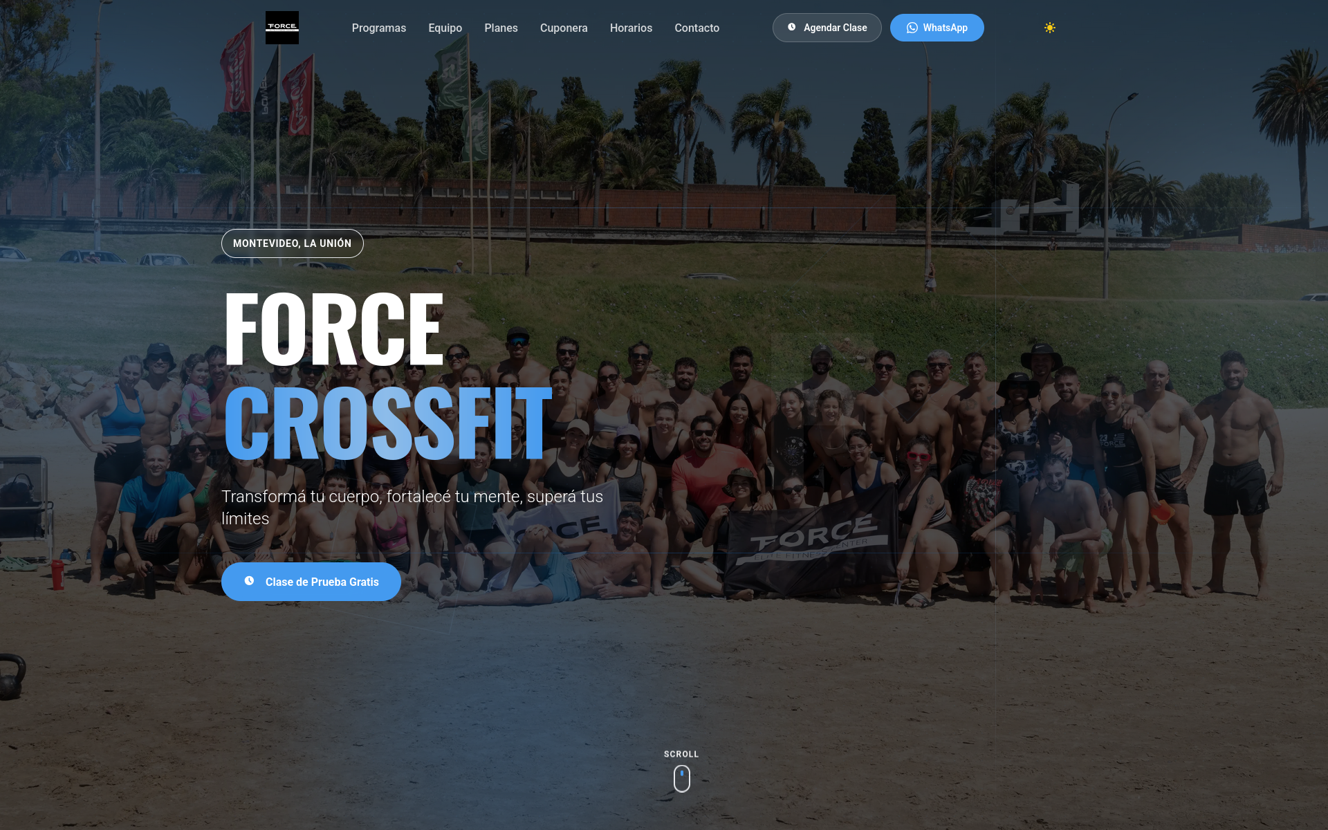 Captura de Force Crossfit